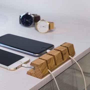 Wood Cable Organizer